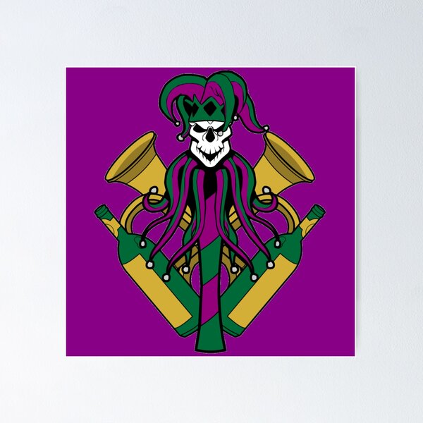 Item preview, Carnival Jolly Roger (Mardi Gras Purple) designed and sold by MurpheusTech.