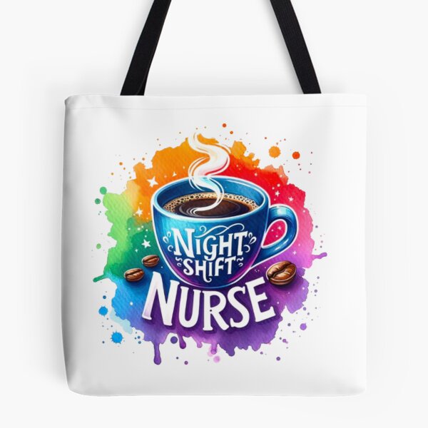 Item preview, Night Shift Vibes I Fueled By Coffee & Compassion  designed and sold by PedroStyle.