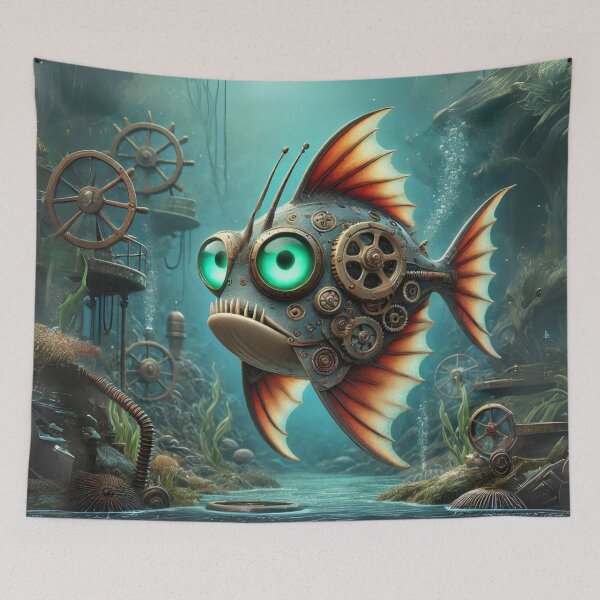 Item preview, Steampunk Skate Fish designed and sold by Sillytoe.