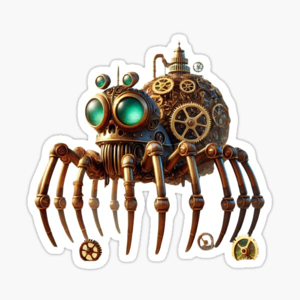 Item preview, Steampunk Skeleton Tarantula designed and sold by Sillytoe.