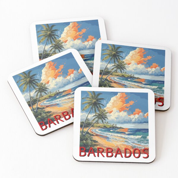 Item preview, Barbados (with Red Lettering) designed and sold by VelvetRoom.