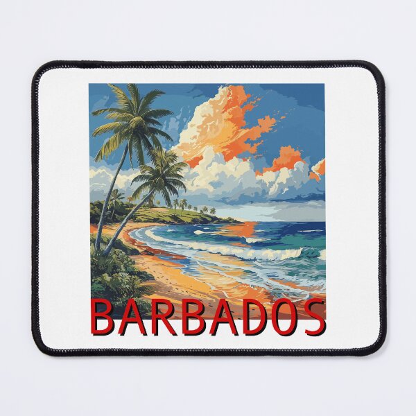 Item preview, Barbados (with Red Lettering) designed and sold by VelvetRoom.