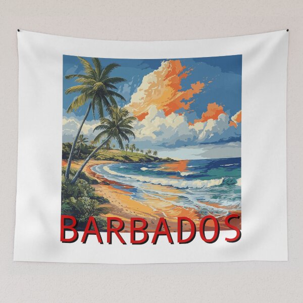 Item preview, Barbados (with Red Lettering) designed and sold by VelvetRoom.