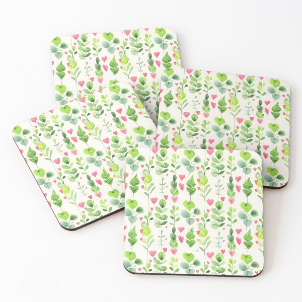 Item preview, Watercolor Heart Vines - Romantic and Whimsical Botanical Art designed and sold by NiobesSkein.