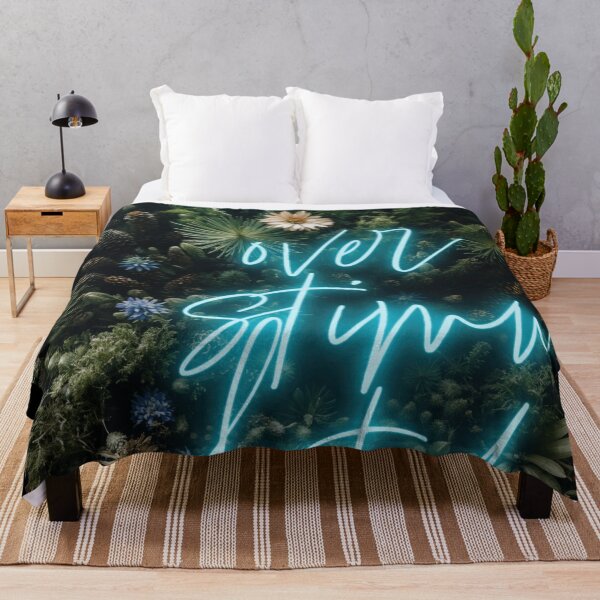 Item preview, Overstimulated - Mental Health Neon Sign in Nature's Embrace designed and sold by regnumsaturni.