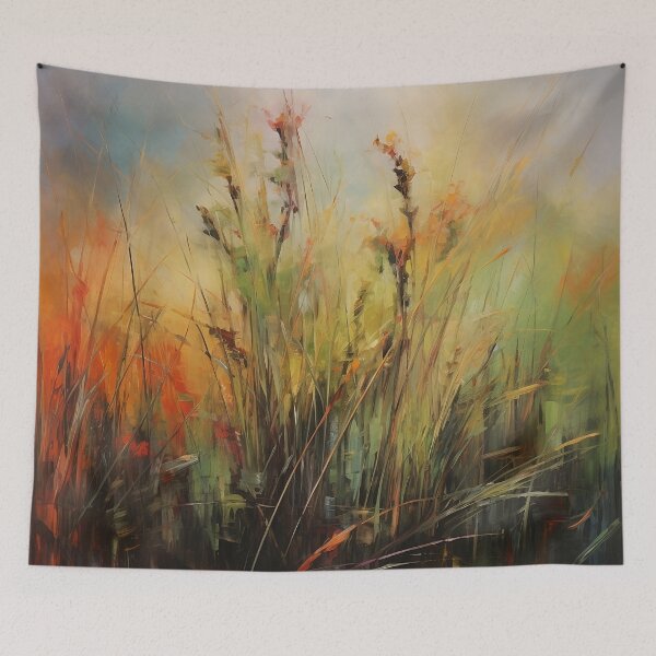 Item preview, Tall Grass Painting Impressionism designed and sold by Laulauy.