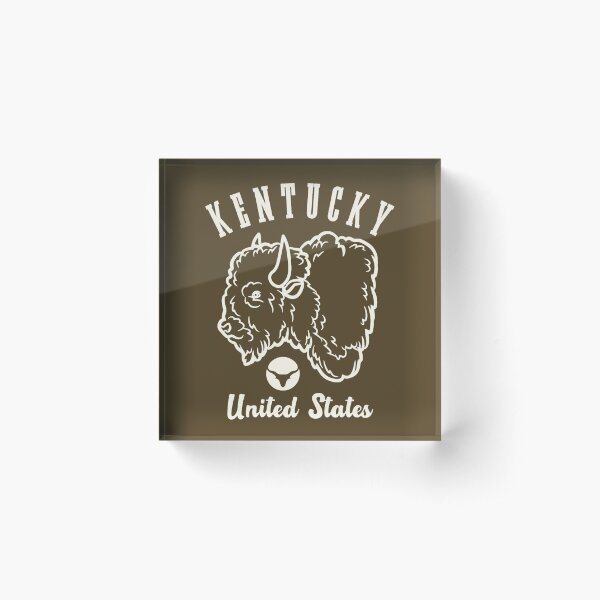 Item preview, Vintage-Style Kentucky United States Buffalo / Bison (Beige) designed and sold by WesternLocales.