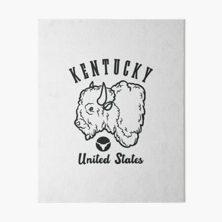Item preview, Vintage-Style Kentucky United States Buffalo / Bison (Black) designed and sold by WesternLocales.