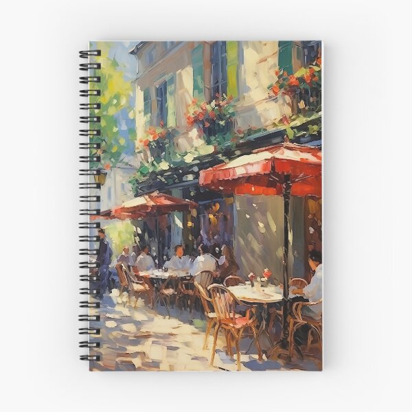Item preview, Cafe Bar Paris France Impressionism Oil Painting designed and sold by Laulauy.