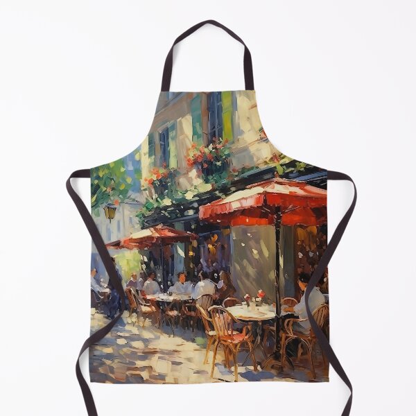 Item preview, Cafe Bar Paris France Impressionism Oil Painting designed and sold by Laulauy.