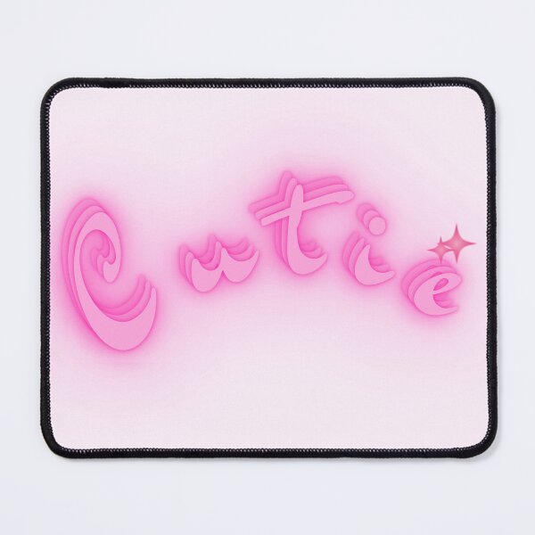 Item preview, Pink 'Cutie' sparkle writing designed and sold by DigitalDotrix.