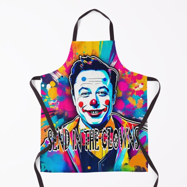 Aperçu de l'œuvre USA Satire politique Elon Musk MAGA Clown de cirque créée et vendue par Drone-tees.