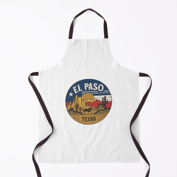 Item preview, El Paso, Texas | Desert Sunset: Iconic Cacti, Horse, and Texas Flag Colors designed and sold by CircinusStore.