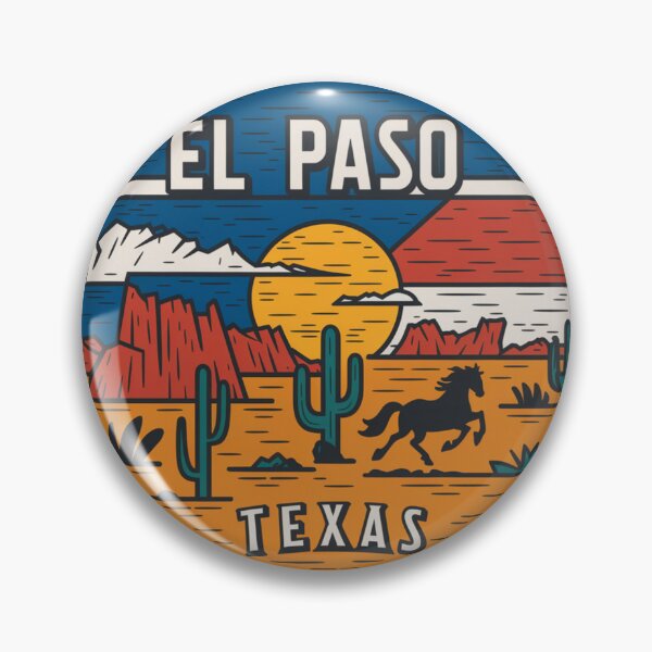 Item preview, El Paso, Texas | Sunset Serenity: Horse and Desert Landscape designed and sold by CircinusStore.