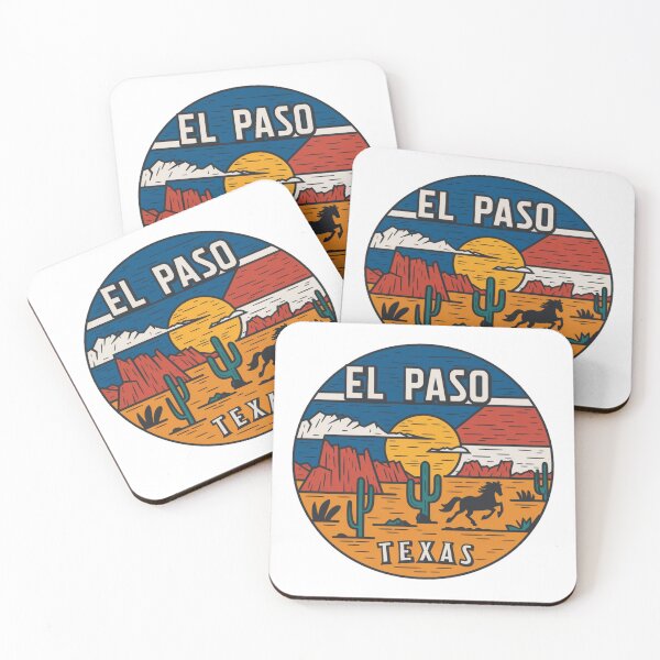 Item preview, El Paso, Texas | Sunset Serenity: Horse and Desert Landscape designed and sold by CircinusStore.