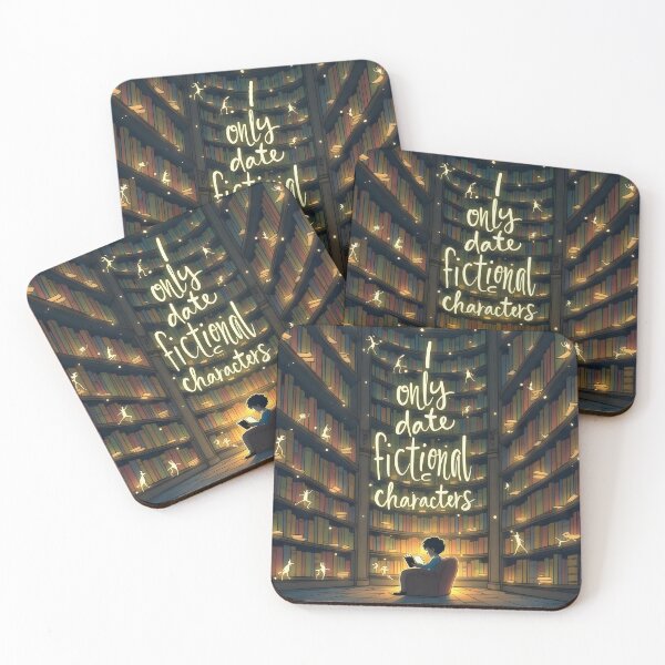 Item preview, I Only Date Fictional Characters - A Book Lover's Dream designed and sold by pixelated_echoes.