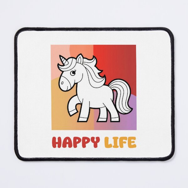 Item preview, Unicorn - Happy life designed and sold by INVITOARTE.