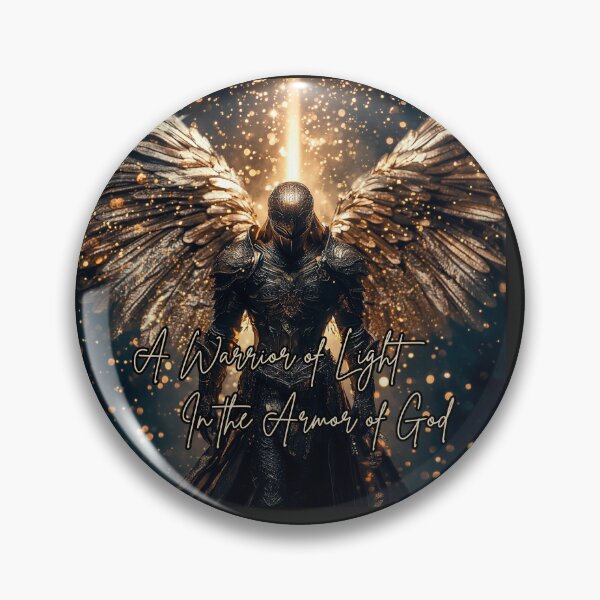 Item preview, A Warrior of Light in the Armor of God designed and sold by CelestialThread.