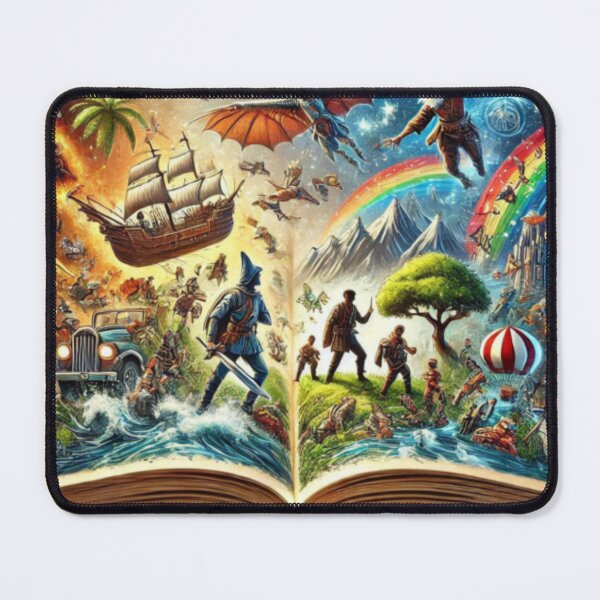 Item preview, Adventure and Fantasy Book - Open the World of Imagination designed and sold by Wild-way Art.