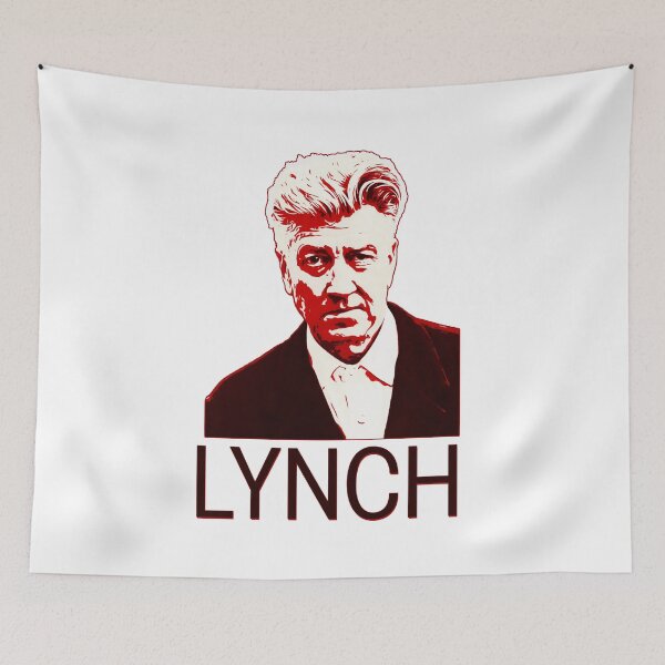 Item preview, David Lynch in red designed and sold by Signs for Dark Times.
