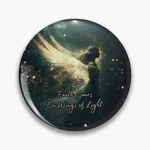 Item preview, Faith Soars on Wings of Light designed and sold by CelestialThread.