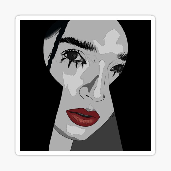 Item preview, Poppy New Way Out B&W Portrait designed and sold by Evie Nevada.