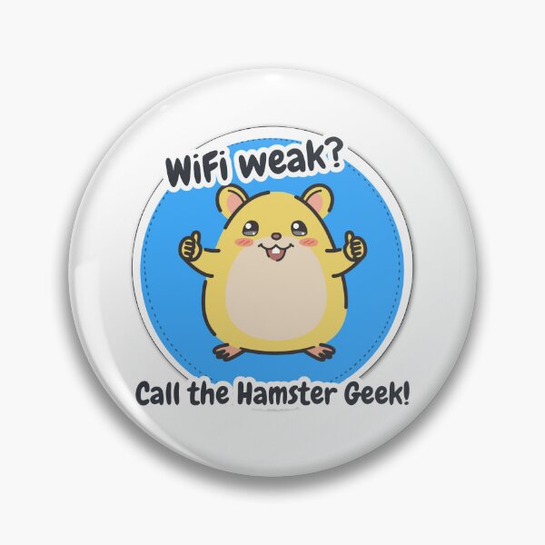 Item preview, WiFi weak? Call the Hamster Geek! designed and sold by tshirtsthatwork.