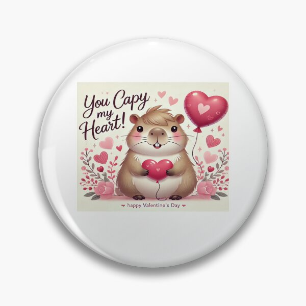 Item preview, Capy Valentine's Day  designed and sold by ForcePrint.