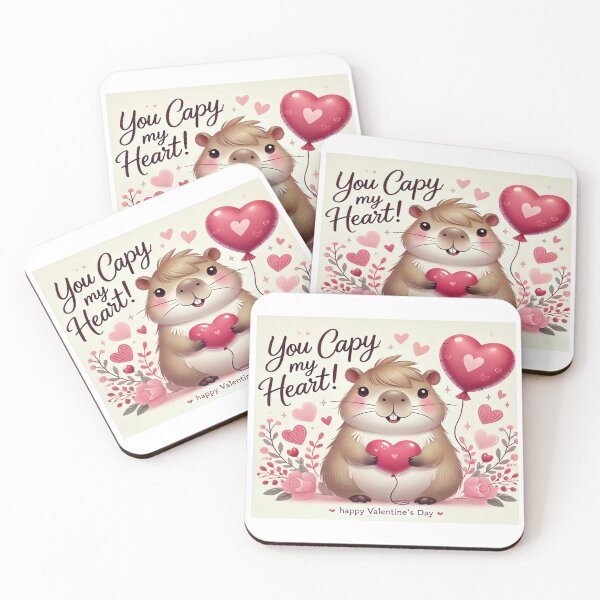 Item preview, Capy Valentine's Day  designed and sold by ForcePrint.