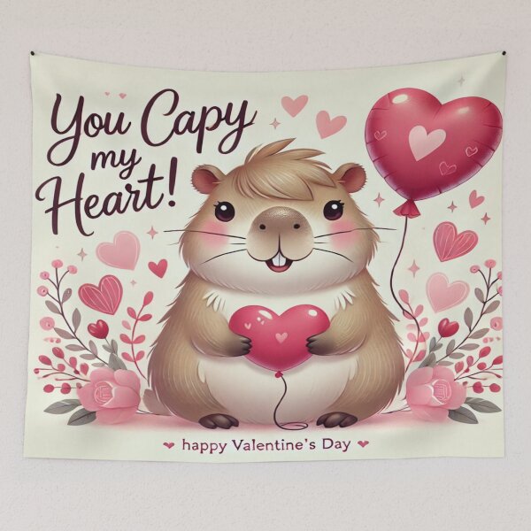 Item preview, Capy Valentine's Day designed and sold by ForcePrint.