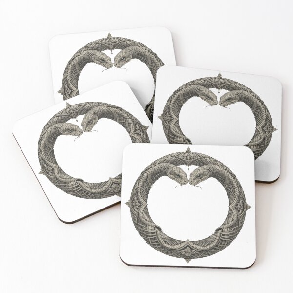 Item preview, Symmetrical Snakes Ouroboros Design designed and sold by RebelPaintBrush.