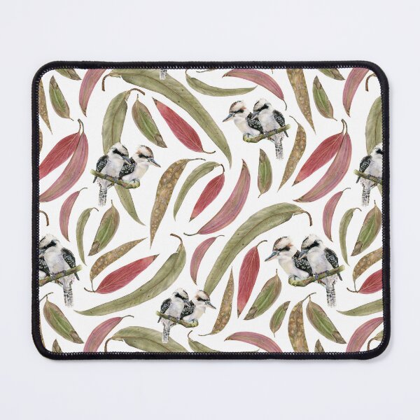 Item preview, Kookaburras among gum leaves designed and sold by jo-daisY-Art.