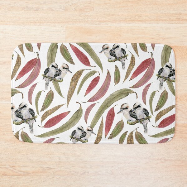 Item preview, Kookaburras among gum leaves designed and sold by jo-daisY-Art.