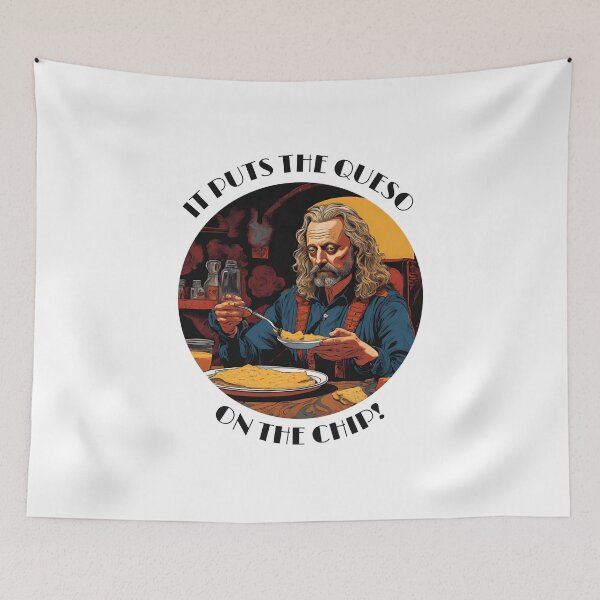 Item preview, It puts the queso on the chip! designed and sold by NicMacTees.