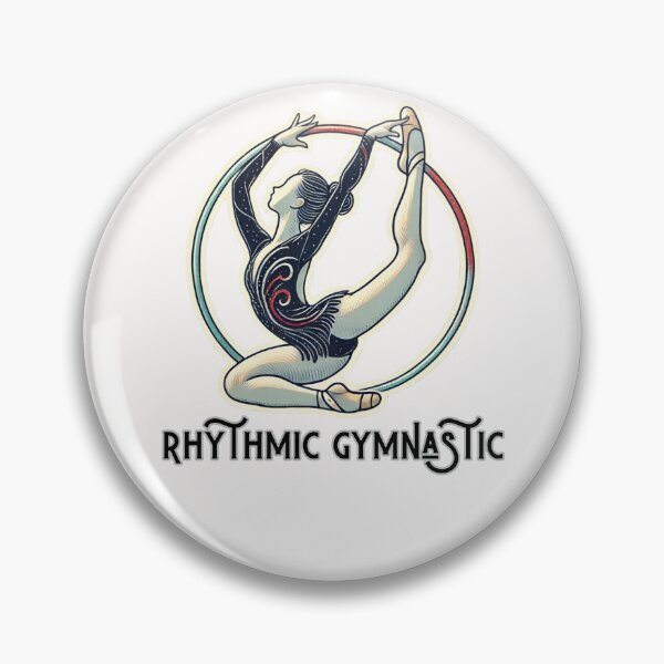 Item preview, Elegant Rhythmic Gymnastics Art Print - Perfect Gift for Gymnastics Lovers designed and sold by Psycho-Crazy.