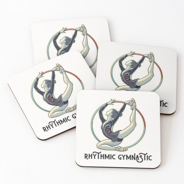 Item preview, Elegant Rhythmic Gymnastics Art Print - Perfect Gift for Gymnastics Lovers designed and sold by Psycho-Crazy.