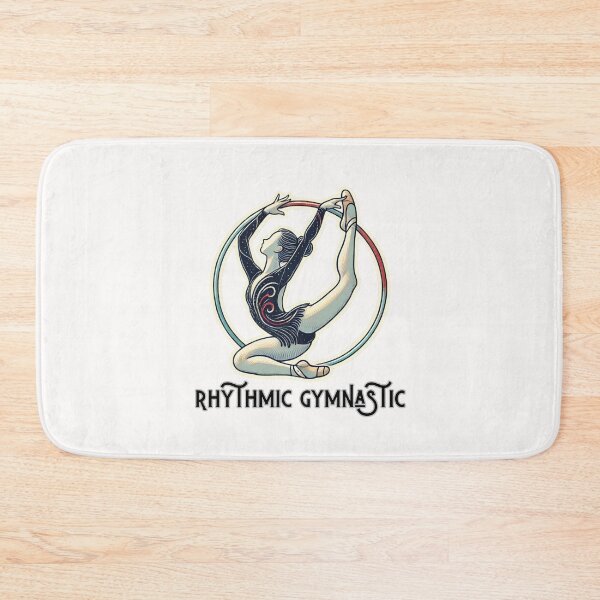 Item preview, Elegant Rhythmic Gymnastics Art Print - Perfect Gift for Gymnastics Lovers designed and sold by Psycho-Crazy.