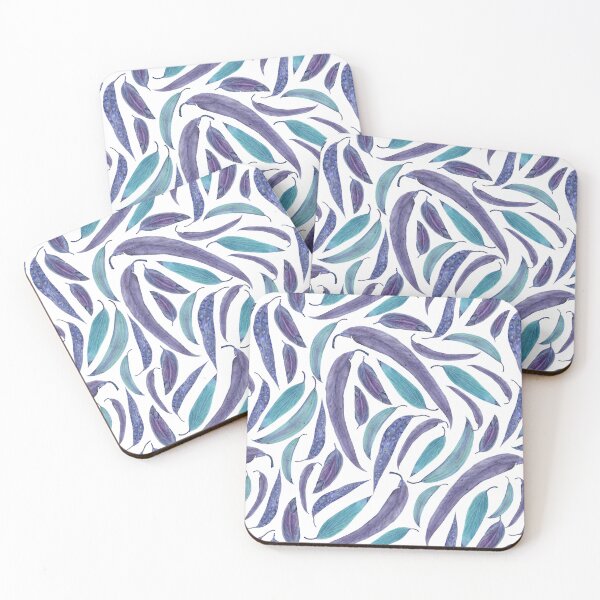 Item preview, Gum Leaves Blue designed and sold by jo-daisY-Art.