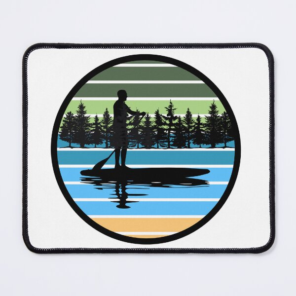 Item preview, Retro Paddle Boarder designed and sold by The Wandering Bookworm.