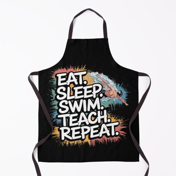 Item preview, Eat. Sleep. Swim. Teach. Repeat. designed and sold by MagicWander.