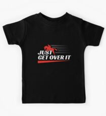 Just Get Over It Horseback Riding Kids Tee