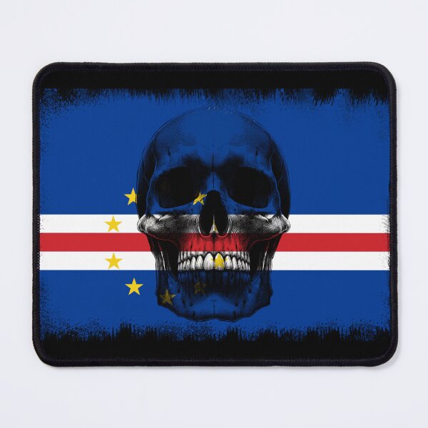 Item preview, CAPE VERDE SKULL FLAG NATION RAREART COUNTRY HALLOWEEN #ogirdor designed and sold by ogirdorgraphics.