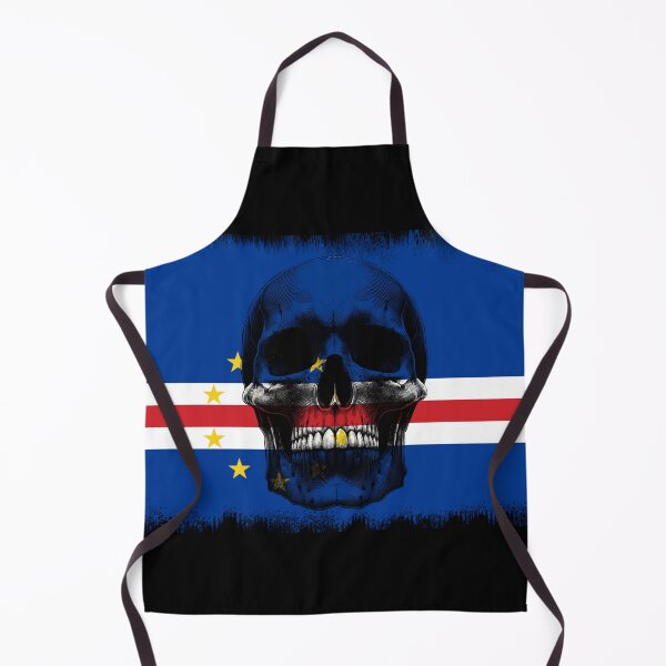 Item preview, CAPE VERDE SKULL FLAG NATION RAREART COUNTRY HALLOWEEN #ogirdor designed and sold by ogirdorgraphics.