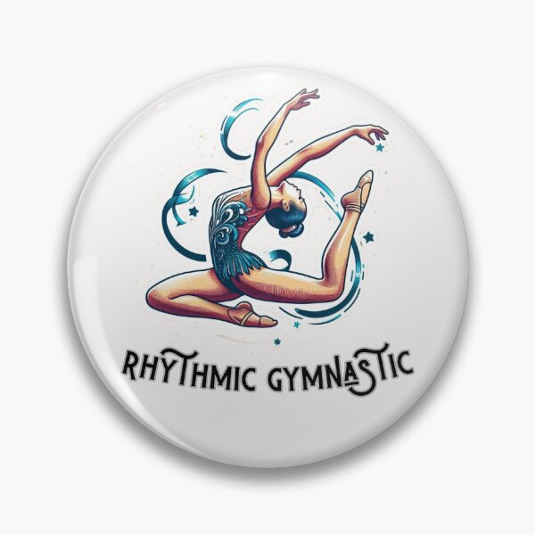 Item preview, Elegant Rhythmic Gymnastics Art Print - Perfect Gift for Gymnastics Lovers 2 designed and sold by Psycho-Crazy.