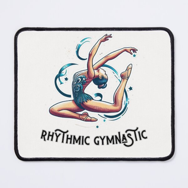 Item preview, Elegant Rhythmic Gymnastics Art Print - Perfect Gift for Gymnastics Lovers 2 designed and sold by Psycho-Crazy.