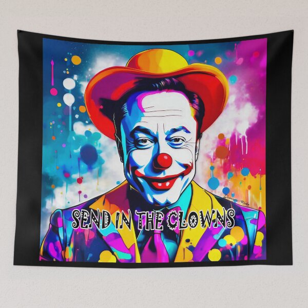 Artikelvorschau, USA Polit Satire Elon Musk MAGA Zirkusclown entworfen und verkauft von Drone-tees.