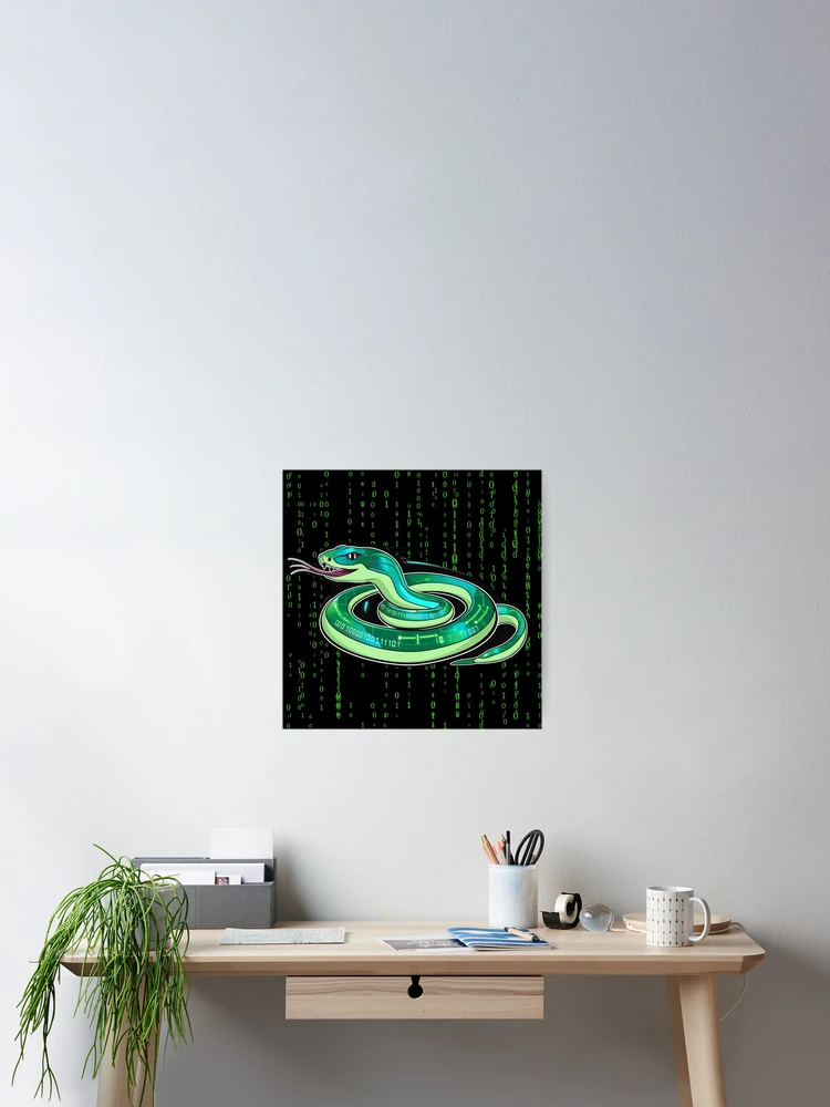 Thumbnail 2 of 3, Poster, Python code designed and sold by Floofiness.
