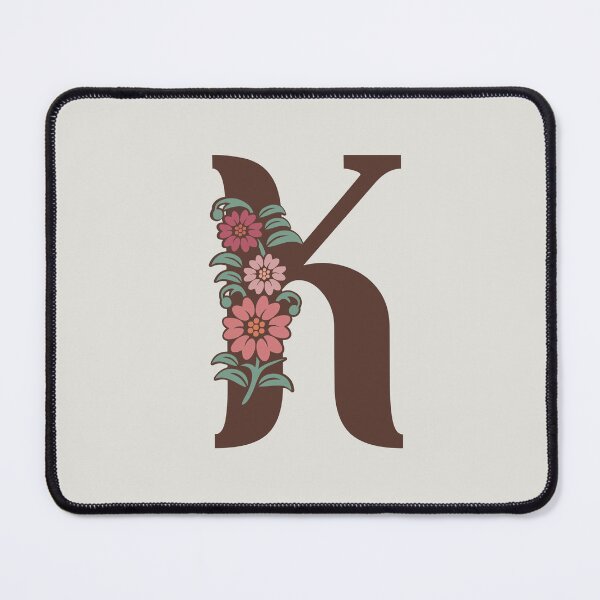 Item preview,  Floral K Monogram designed and sold by DonnaRaquel.