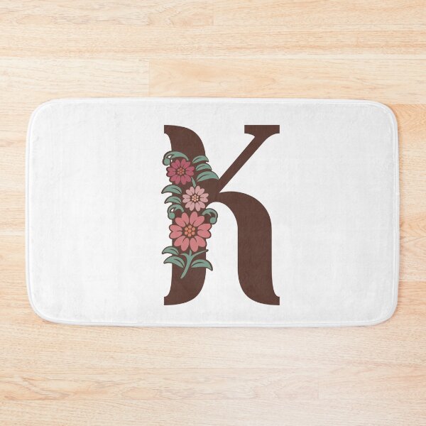 Item preview,  Floral K Monogram designed and sold by DonnaRaquel.