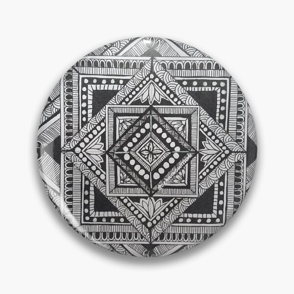 Item preview, Black and white mandala designed and sold by drawingwithmi.